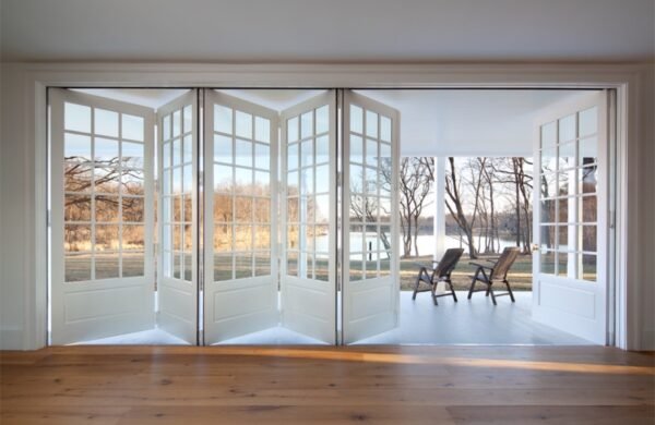 Custom Partition Folding Wooden Door - Image 2