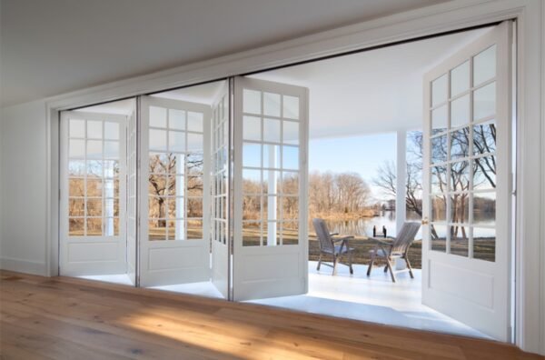 Custom Partition Folding Wooden Door - Image 3
