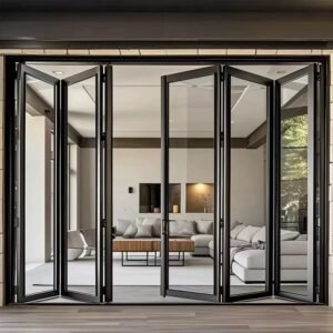 Custom heavy duty aluminum folding door