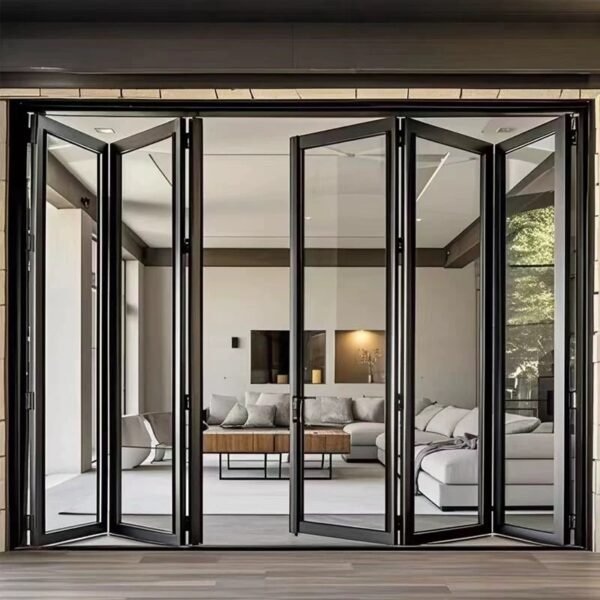 Custom heavy duty aluminum folding door