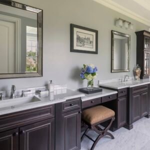 Master bath vanity