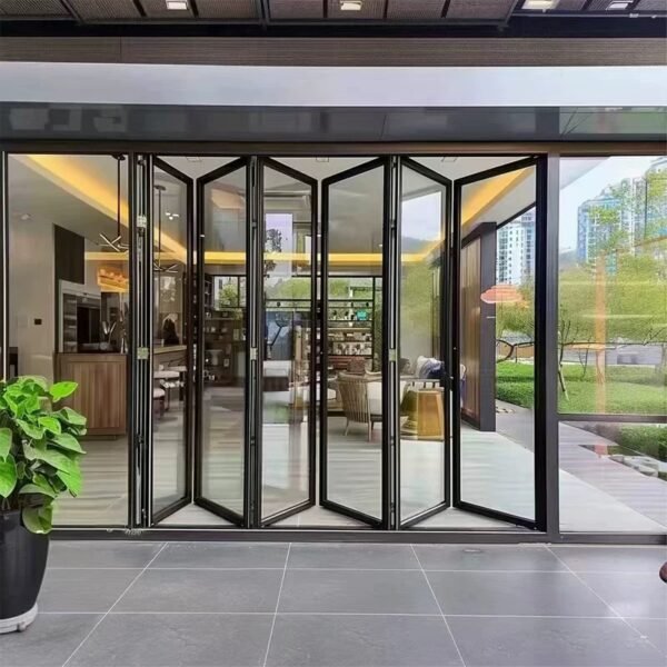 Custom heavy duty aluminum folding door - Image 2
