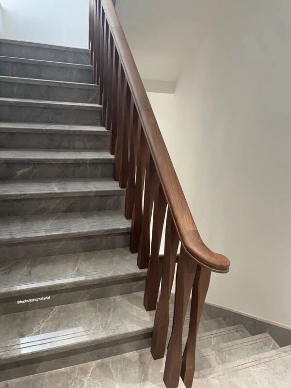 Black Walnut stair balustrade and handrail - Image 3