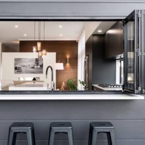 Custom Aluminum Folding Window for Kitchen