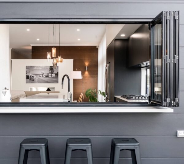 Custom Aluminum Folding Window for Kitchen