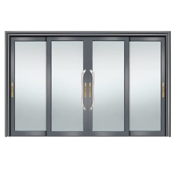 Double track heavy duty sliding door