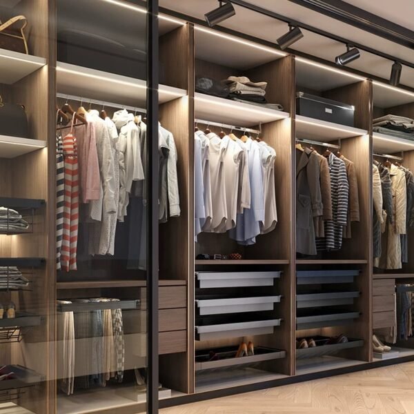 Custom made modern walk in closet - Image 3