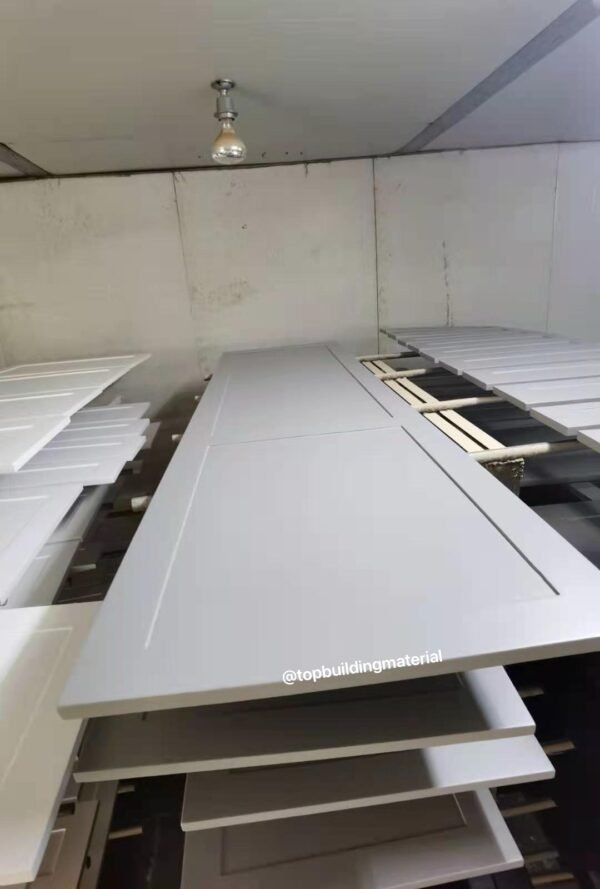 2-tone kitchen cabinet with marble countertop - Image 2