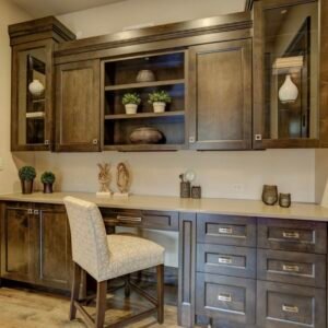 Custom mediterranean home study