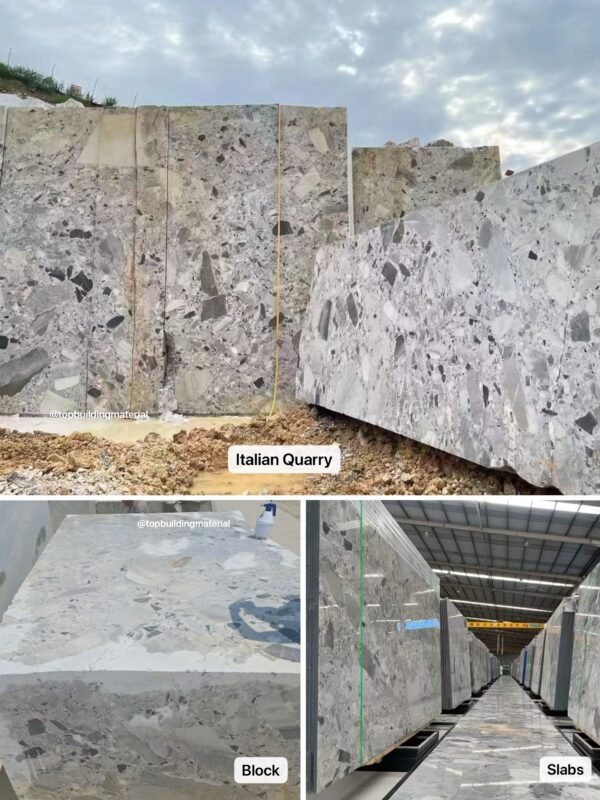 Italian grey marble staircase - Image 2