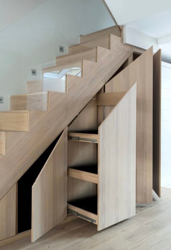 Economical stair built-in cabinet