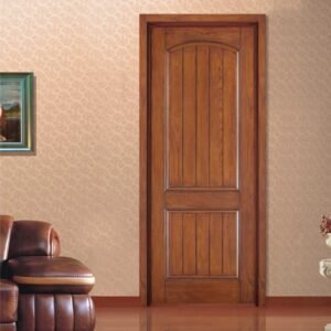 American vintage style solid oak interior door