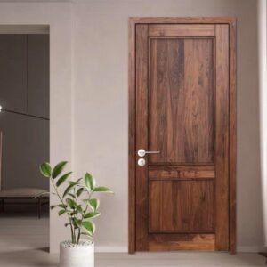 Natural Stained Black Walnut Interior Door