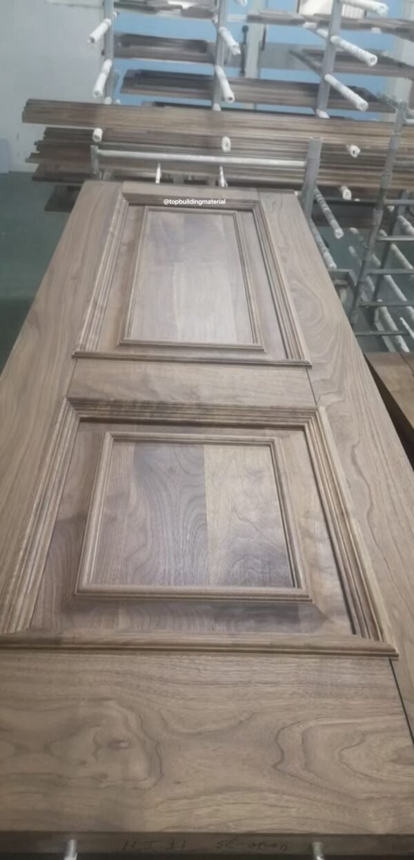 Natural Stained Black Walnut Interior Door - Image 2