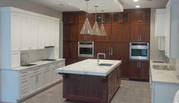 Transitional 2-color Kitchen Cabinet - Image 2