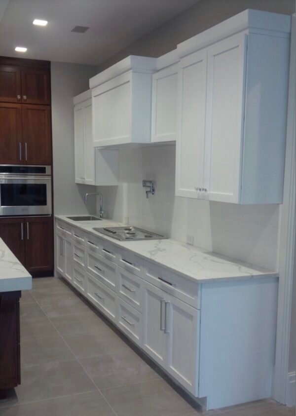 Transitional 2-color Kitchen Cabinet - Image 3