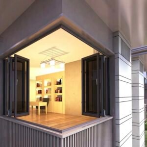 Functional Aluminum Corner Folding Window