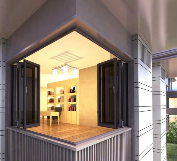 Functional Aluminum Corner Folding Window