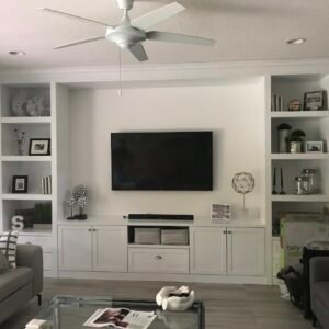 White Shaker TV Cabinet