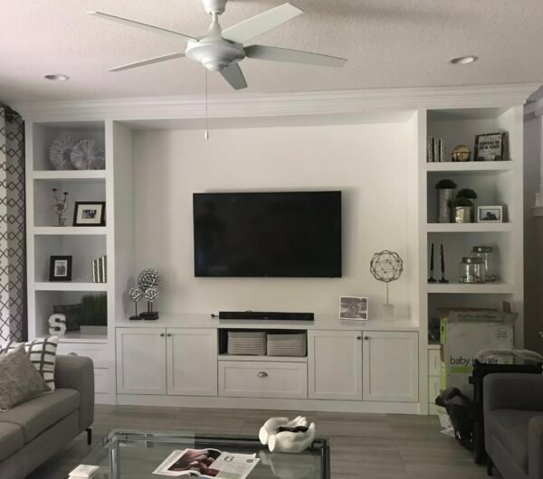 White Shaker TV Cabinet
