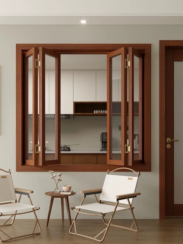 Solid timber framed folding window - Image 2