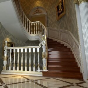 Luxury Custom Made Italian Classical Staircase