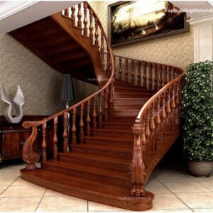 Affordable Red Oak Arc Staircase